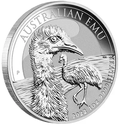 Srebrna Moneta Australijski Emu 1 uncja 24h