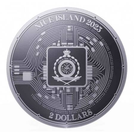Srebrna Moneta Niue - Bitcoin 1 uncja 24h