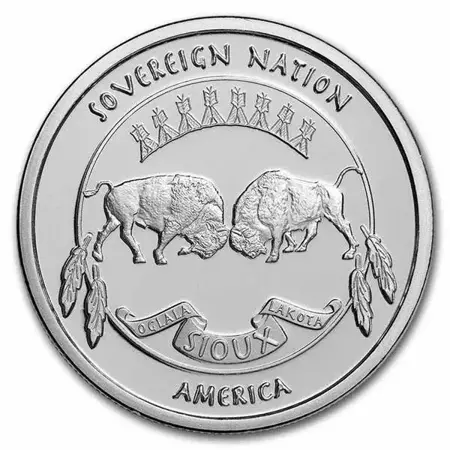 Srebrna moneta Sioux Indian Chief Guardian 1 uncja 24h