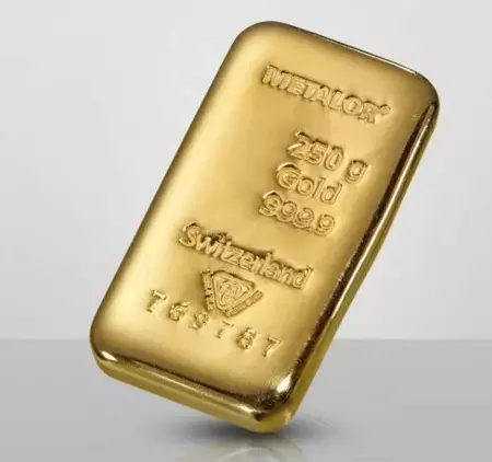 Sztabka złota 250g