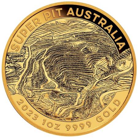 Złota Moneta Australia Super Pit 1 uncja 2023 NOWOŚĆ