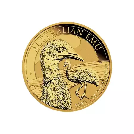 Złota Moneta Australijski Emu 1 uncja 2022r 24h