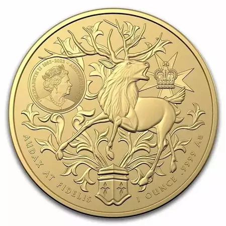 Złota Moneta Australijskie Herby 2023 1 uncja