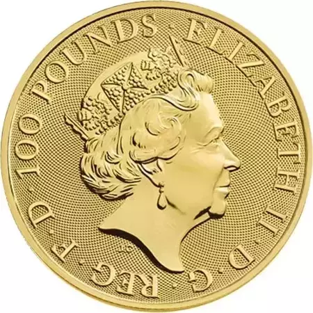 Złota Moneta Bestie Królowej: Biały Koń Hanoweru 1 uncja 24h
