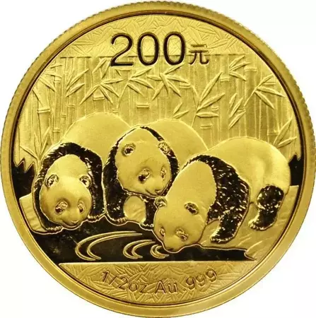 Złota Moneta Chińska Panda 1/2 uncji 24h