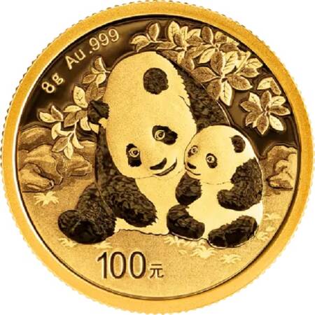 Złota Moneta Chińska Panda 8g