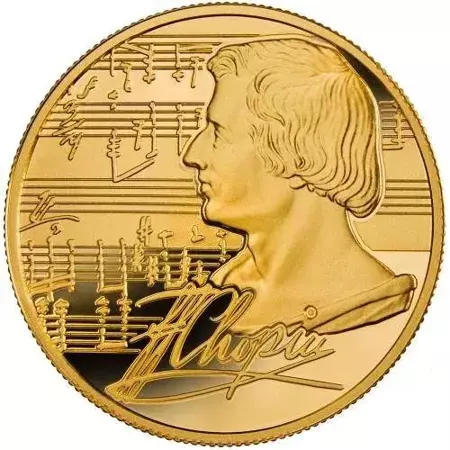Złota Moneta Fryderyk Chopin 1 uncja 24h