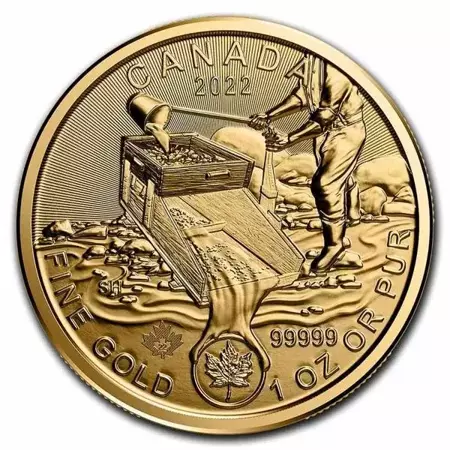 Złota Moneta Gorączka Złota Klondike 2022r 1 uncja NOWOŚĆ