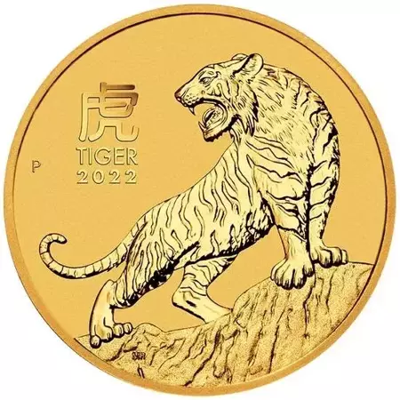 Złota Moneta Rok Tygrysa 1/2 uncji 24h